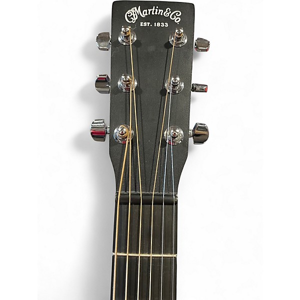 Used Martin Dx Johnny Cash Black Acoustic Electric Guitar