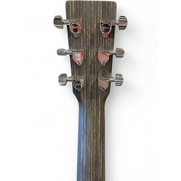 Used Martin Dx Johnny Cash Black Acoustic Electric Guitar