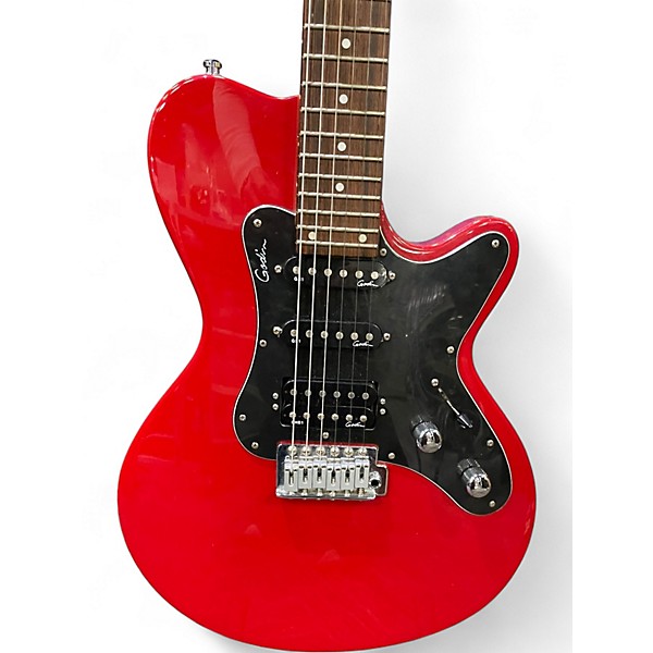Used Godin sd24 Red Solid Body Electric Guitar