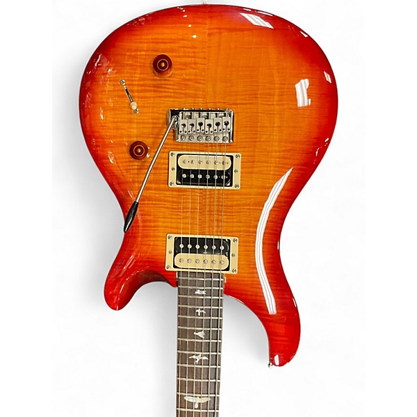 Used PRS SE Custom 22 2 Color Sunburst Solid Body Electric Guitar