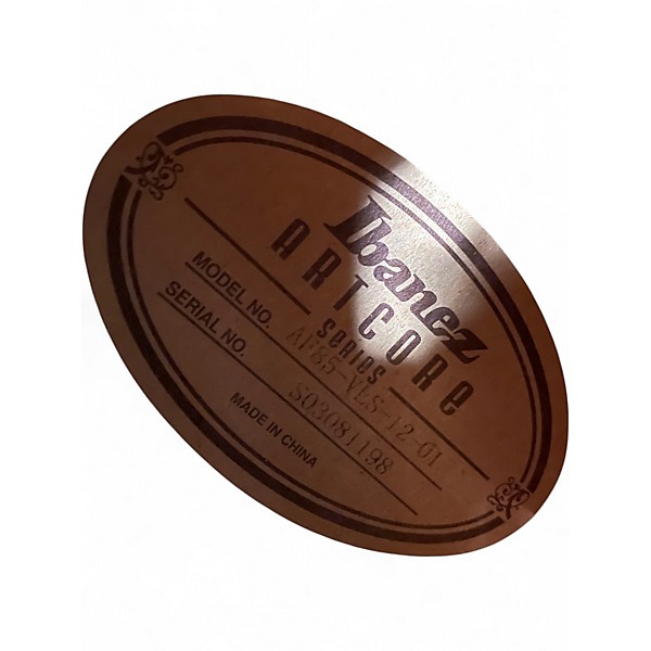 Used Ibanez AF85VLS1201 Violin Sunburst Hollow Body Electric Guitar