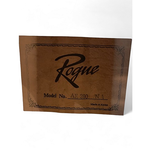 Used Rogue NA200 Natural Acoustic Electric Guitar