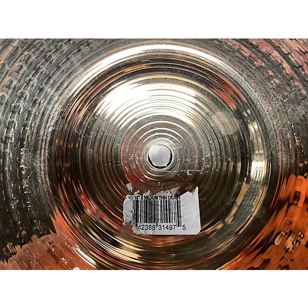 Used Zildjian 16in S Family Thin Crash Cymbal