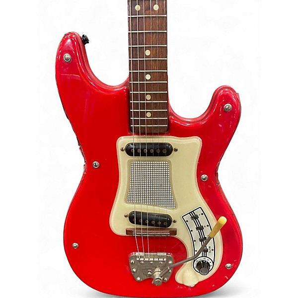 Vintage 1962 Hagstrom I Kent Red Solid Body Electric Guitar