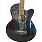 Used Ibanez aeb10be Black Acoustic Bass Guitar