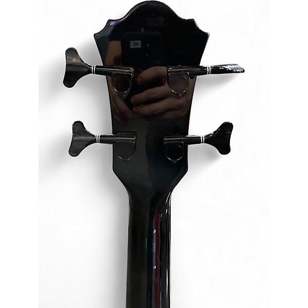 Used Ibanez aeb10be Black Acoustic Bass Guitar