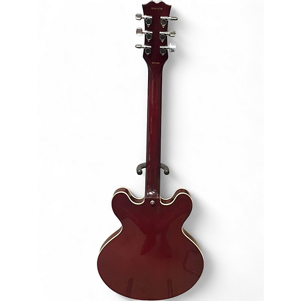 Used Samick SAN 450 RED Hollow Body Electric Guitar