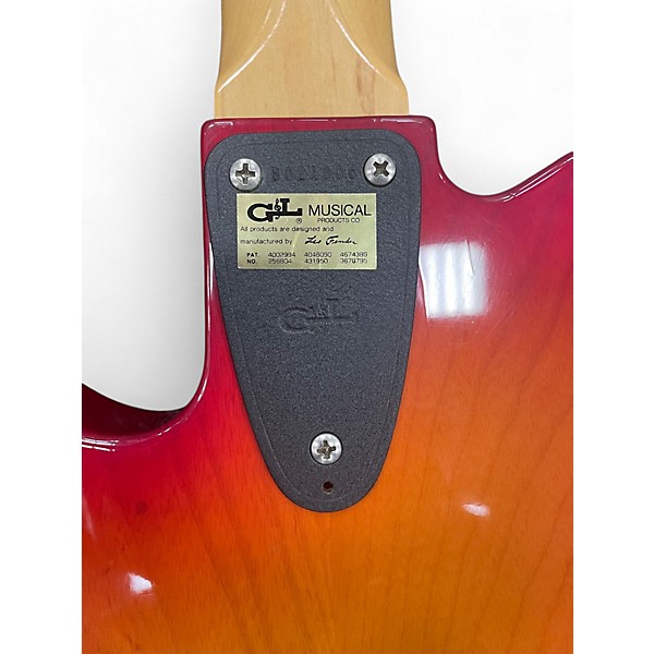 Used G&L ASAT Bass Heritage Cherry Electric Bass Guitar