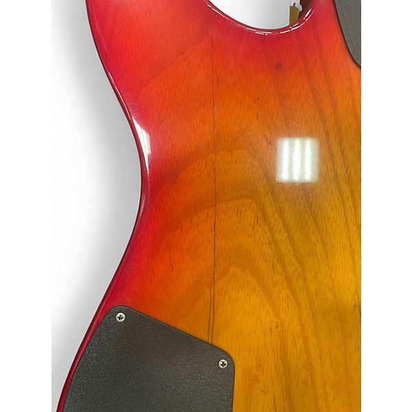 Used G&L ASAT Bass Heritage Cherry Electric Bass Guitar