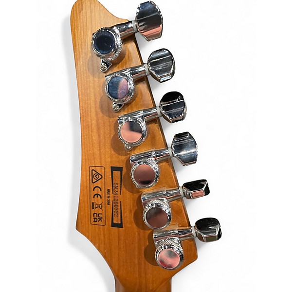 Used Ibanez AZ22S1F STANDARD BLUE FLAME Solid Body Electric Guitar