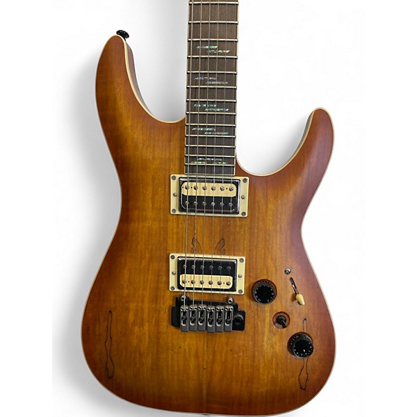 Used Schecter Guitar Research C1 EXOTIC Natural Solid Body Electric Guitar