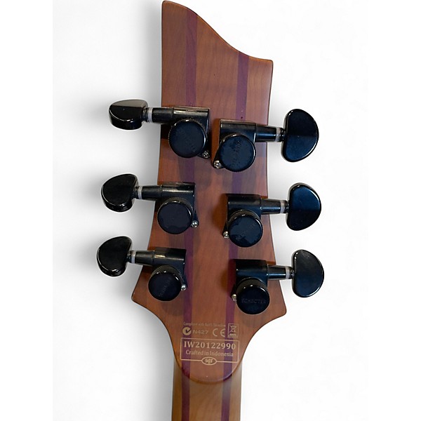 Used Schecter Guitar Research C1 EXOTIC Natural Solid Body Electric Guitar