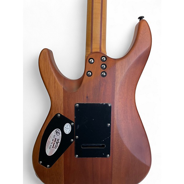 Used Schecter Guitar Research C1 EXOTIC Natural Solid Body Electric Guitar