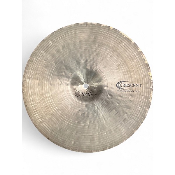 Used SABIAN 14in Jeff Hamilton Hammertone Hihat Pair Cymbal