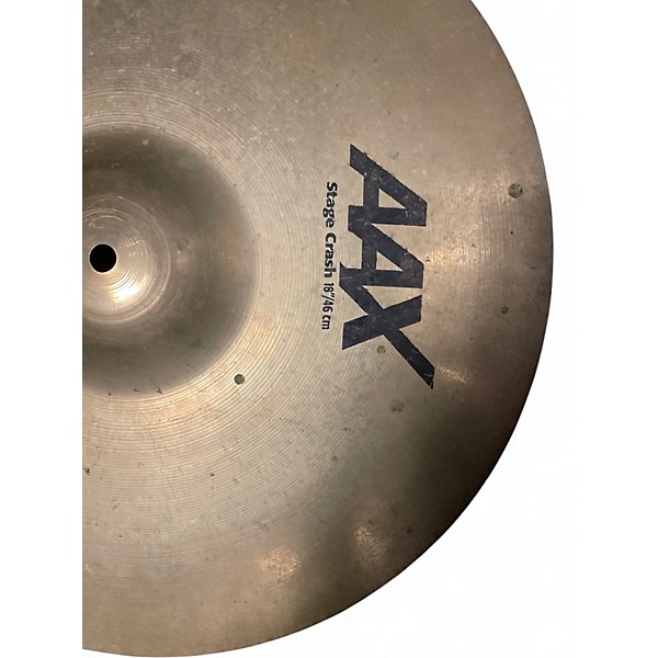 Used SABIAN 18in AAX Stage Crash Cymbal