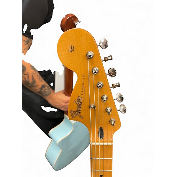 Used Fender Jimi Hendrix Stratocaster Olympic White Solid Body Electric Guitar