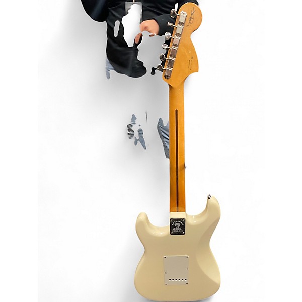 Used Fender Jimi Hendrix Stratocaster Olympic White Solid Body Electric Guitar