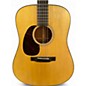 Used Martin D18 Left Handed Natural Acoustic Guitar