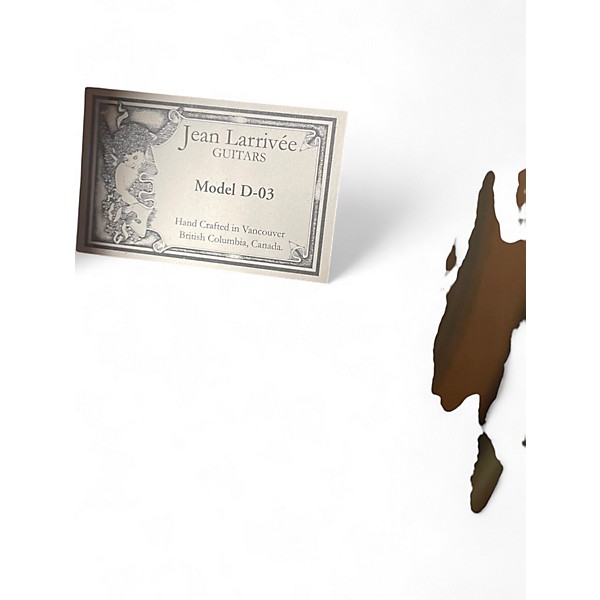 Used Larrivee d-03 Natural Acoustic Guitar