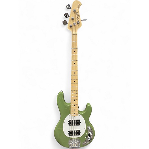 Used Sterling by Music Man Ray4 HH Olive Electric Bass Guitar