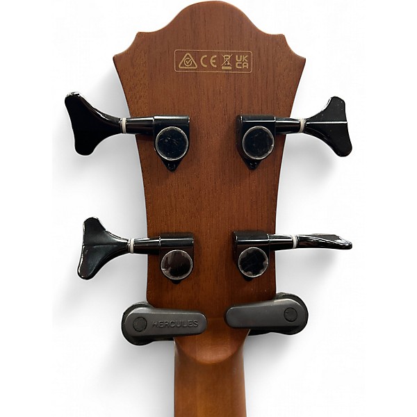 Used Ibanez aegb24e-mh5 Tobacco Burst Acoustic Bass Guitar