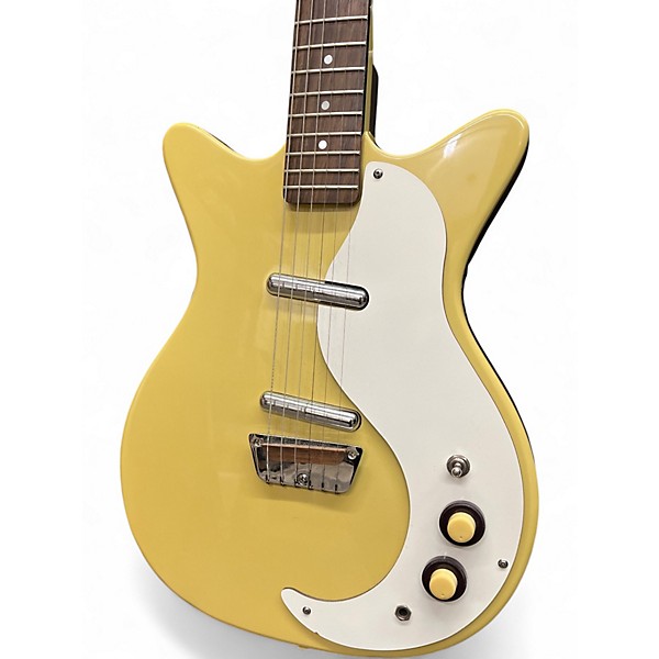 Used Danelectro Stock '59 TV Yellow Solid Body Electric Guitar
