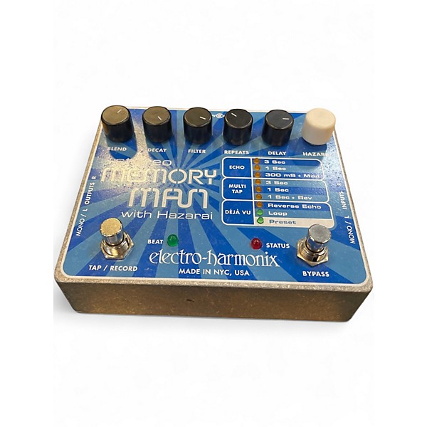 Used Electro-Harmonix XO Stereo Memory Man with Hazarai Delay Effect Pedal