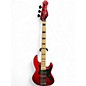 Used Bass Mods KM5 Red Electric Bass Guitar thumbnail