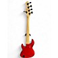 Used Bass Mods KM5 Red Electric Bass Guitar