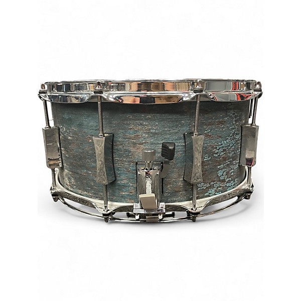 Used Pork Pie 14in Weathered Barn Blue Weathered Barn Blue Drum