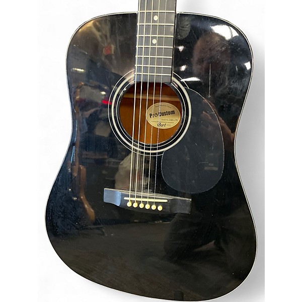 Used Cort DR5 Black Acoustic Guitar