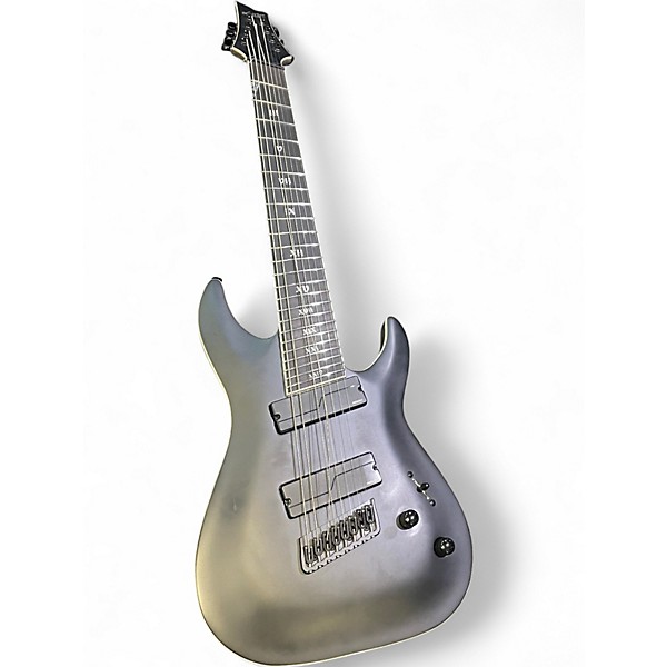 Used Schecter Guitar Research C-8 MS SLS Elite Evil Twin Satin Black Solid Body Electric Guitar