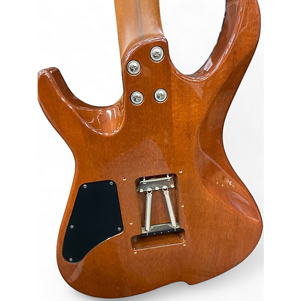 Used Vola oz tnc blue flame top Solid Body Electric Guitar