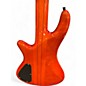 Used Schecter Guitar Research Damien Elite 5 String Orange Electric Bass Guitar