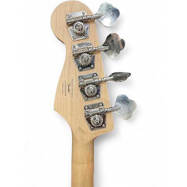 Used Squier AFFINITY JAGUAR BASS Black Electric Bass Guitar