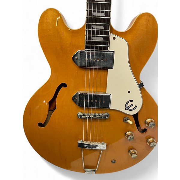Vintage 1998 Epiphone Casino Natural Hollow Body Electric Guitar