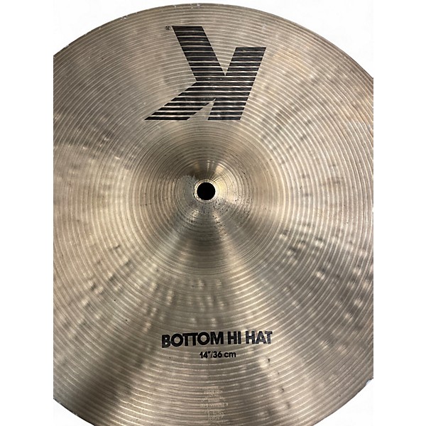 Used Zildjian 14in K Hi Hat Bottom Cymbal