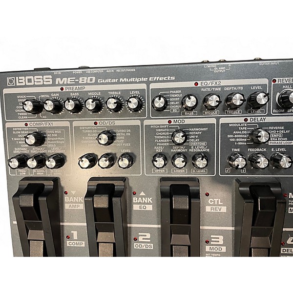 Used BOSS ME80 Guitar Multi Effect Processor