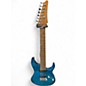 Used Ibanez MM7 Transparent Blue Burst Solid Body Electric Guitar thumbnail