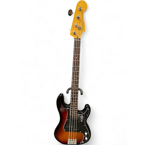 Used Fender American Professional Precision Bass 2 Color Sunburst Electric Bass Guitar