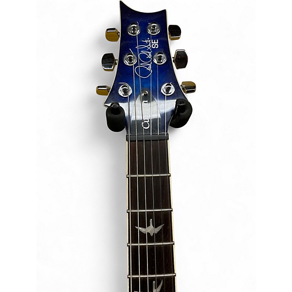 Used PRS SE Custom 22 Semi-Hollowbody QUILTED BLUE Hollow Body Electric Guitar