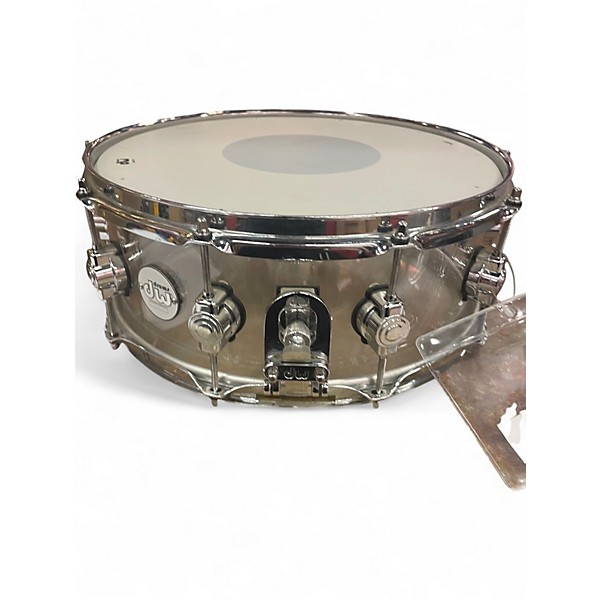 Used DW 5.5X14 Design Series Acrylic Snare ACRYLIC Drum