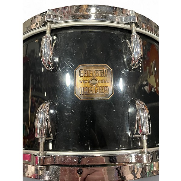 Used Gretsch Drums 14X8 M4155 BLACK Drum