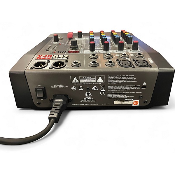 Used Allen & Heath ZED6FX Powered Mixer