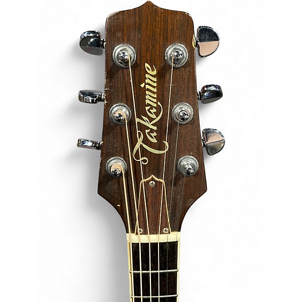 Used Takamine EF5605 Natural Acoustic Electric Guitar