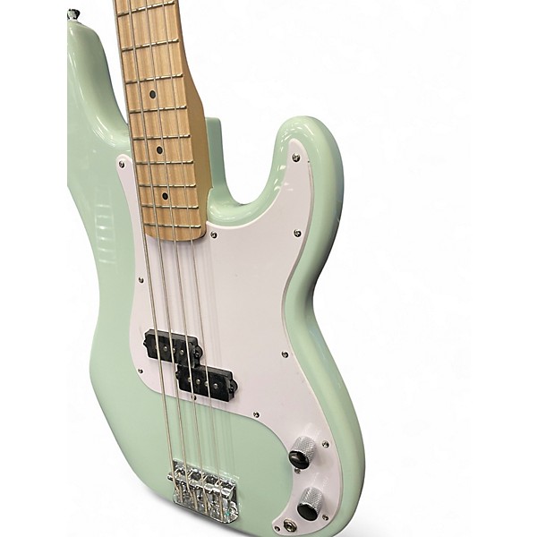 Used Squier Affinity Precision Bass Seafoam Green Electric Bass Guitar