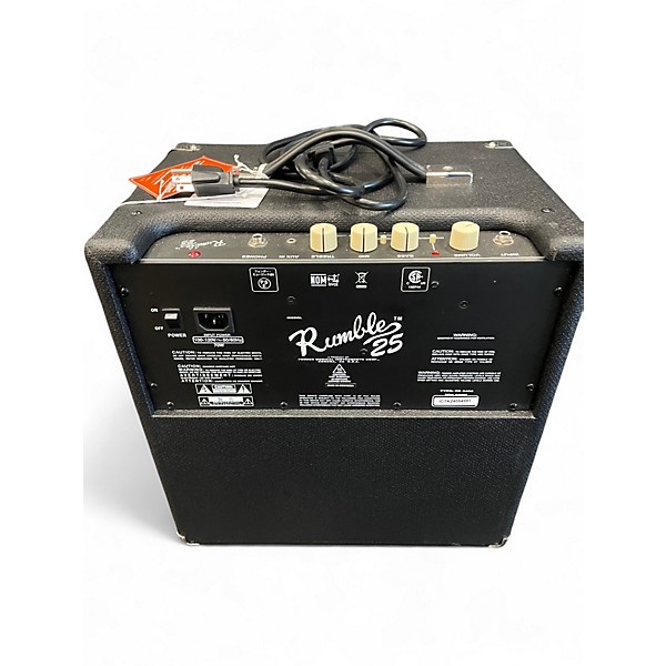 Used Fender Rumble 25 25W 1x10 Bass Combo Amp