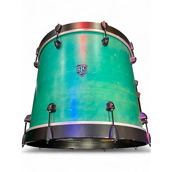Used SJC Drums 4 Piece PATHFINDER Teal Drum Kit
