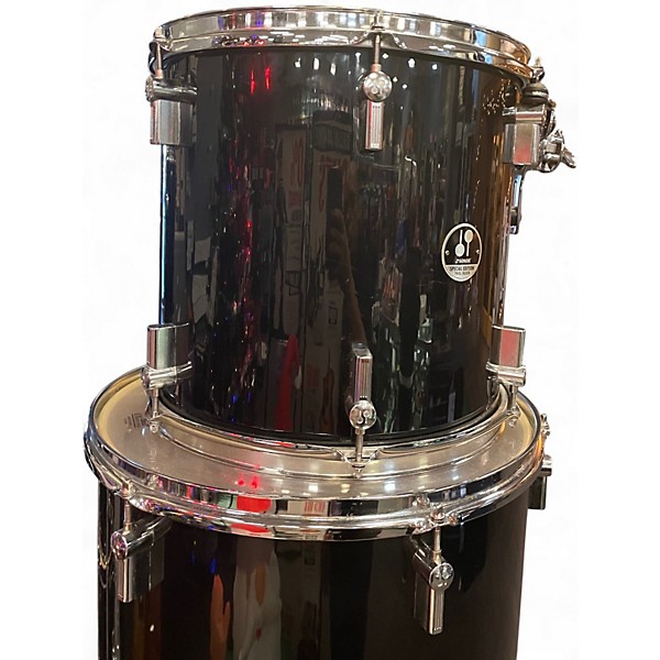 Used SONOR 4 Piece Phil Rudd 4 Piece BLACK Drum Kit