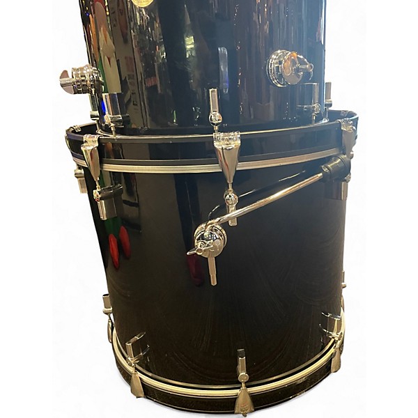 Used SONOR 4 Piece Phil Rudd 4 Piece Black Drum Kit